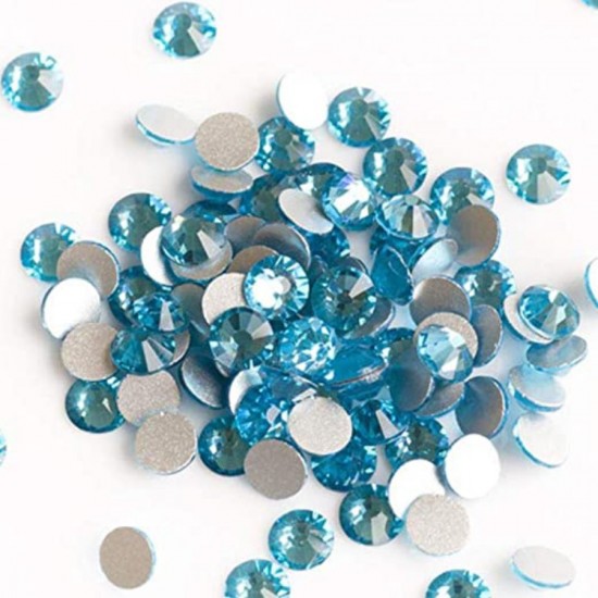 Nail crystals aquamarine Nail care